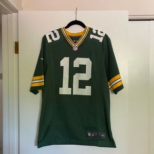 EUC Nike Authentic Green Bay Packers Mens Size S Aaron Rodgers Jersey